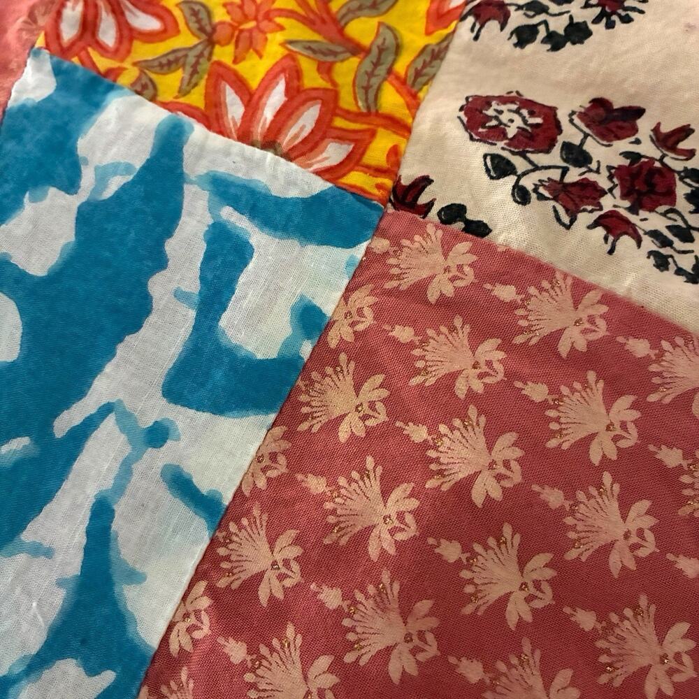 Patchwork Multicolor Women's Robe - image 6